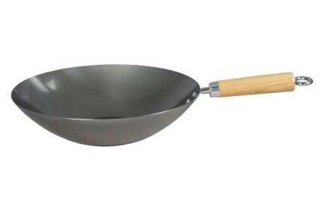 wok de acero al carbono